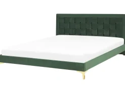 Doppelbett Samtstoff Dunkelgrun 180 X 200 Cm Limoux