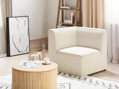 Ecksessel Cord Hellbeige Lemvig