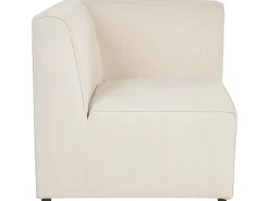 Ecksessel Cord Hellbeige Lemvig