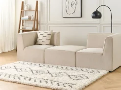 Ecksessel Cord Hellbeige Lemvig