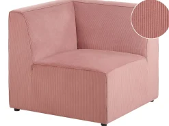 Ecksessel Cord Rosa Lemvig