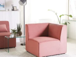 Ecksessel Cord Rosa Lemvig