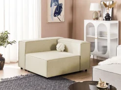 Ecksessel Leinen Beige Aprica