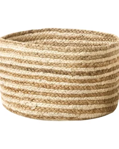 3Er Set Korbe Aus Jute Natur Und Beige Kahu
