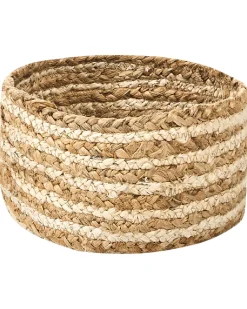 3Er Set Korbe Aus Jute Natur Und Beige Kahu