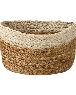 3Er Set Korbe Aus Jute Natur Und Beige Tajori