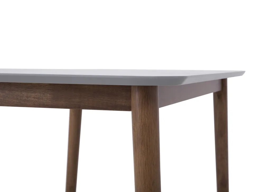 Essgruppe Holz Weis-Braun 4-Sitzer 118 X 77 Cm Modesto
