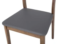 Essgruppe Holz Weis-Braun 4-Sitzer 118 X 77 Cm Modesto