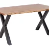 Esstisch Akazienholz Hellbraun / Schwarz 180 X 95 Cm Brooke