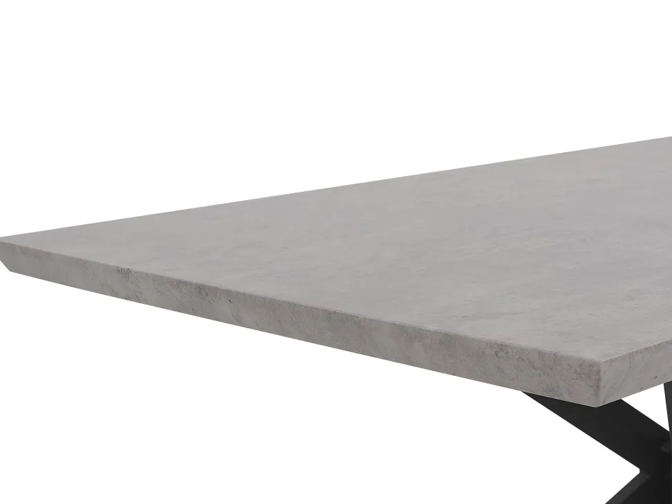 Esstisch Betonoptik / Schwarz 140 X 80 Cm Spectra