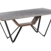 Esstisch Betonoptik / Schwarz 180 X 90 Cm Bandura