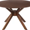 Esstisch Dunkler Holzfarbton 120 Cm Tymis