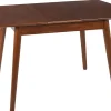 Esstisch Dunkler Holzfarbton 100/130 X 80 Cm Ausziehbar Toms