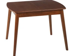 Esstisch Dunkler Holzfarbton 100/130 X 80 Cm Ausziehbar Toms