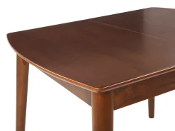 Esstisch Dunkler Holzfarbton 100/130 X 80 Cm Ausziehbar Toms