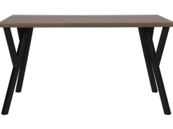 Esstisch Dunkler Holzfarbton / Schwarz 140 X 80 Cm Bravo