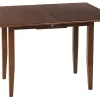 Esstisch Dunkler Holzfarbton 90/120 X 60 Cm Ausziehbar Masela