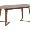 Esstisch Dunkler Holzfarbton 180 X 90 Cm Huxter