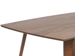 Esstisch Dunkler Holzfarbton 180 X 90 Cm Huxter