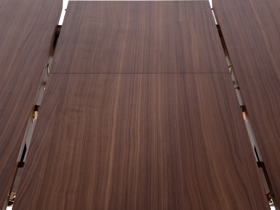 Esstisch Dunkler Holzfarbton 150/190 X 90 Cm Ausziehbar Madox