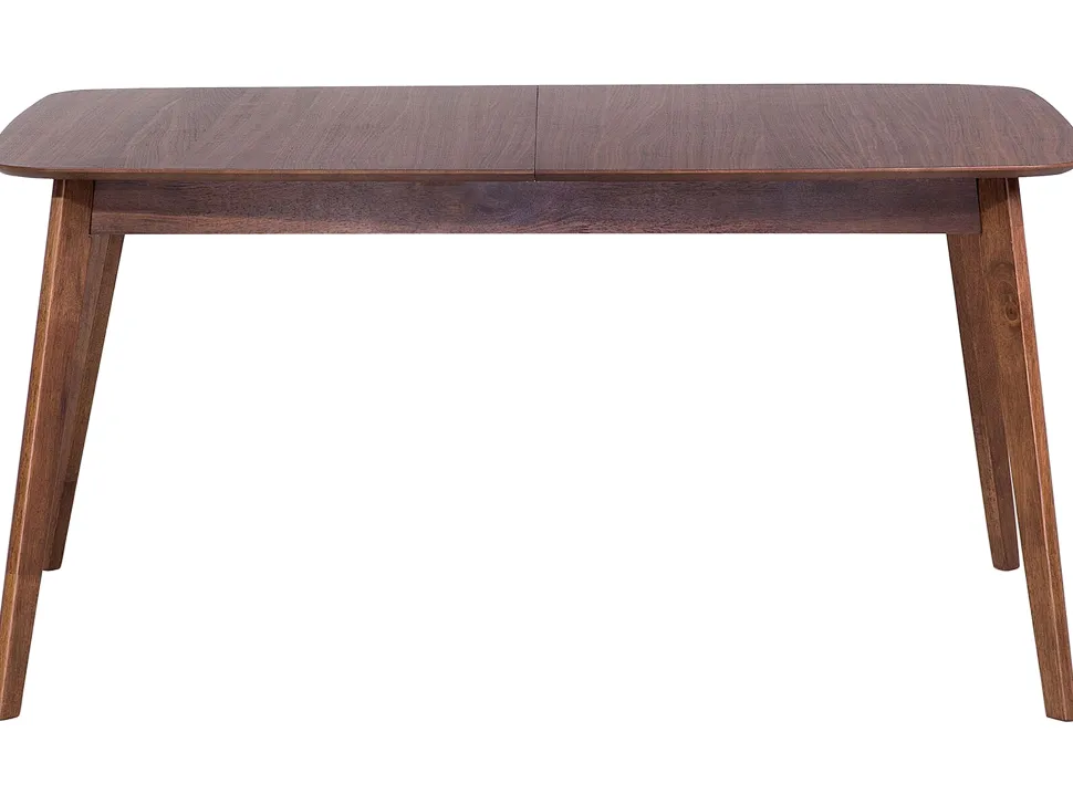 Esstisch Dunkler Holzfarbton 150/190 X 90 Cm Ausziehbar Madox