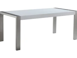 Esstisch Edelstahl Weis 180 X 90 Cm Arctic I