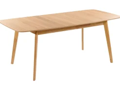 Esstisch Heller Holzfarbton 150/190 X 90 Cm Ausziehbar Madox