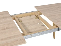 Esstisch Heller Holzfarbton 180/210 X 90 Cm Ausziehbar Haga