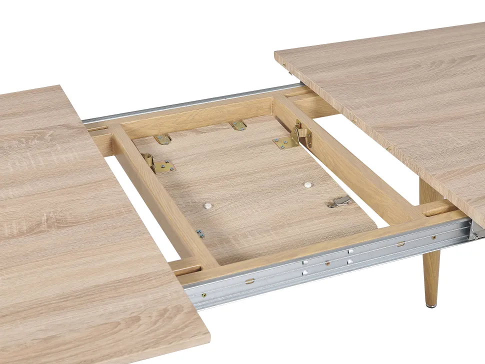 Esstisch Heller Holzfarbton 180/210 X 90 Cm Ausziehbar Haga
