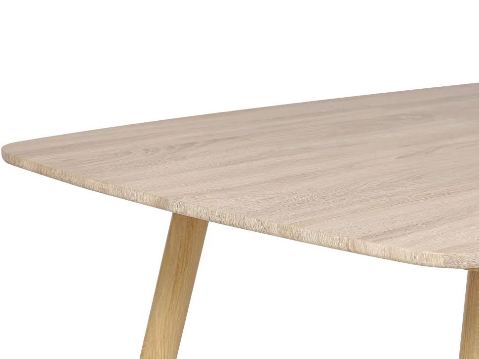 Esstisch Heller Holzfarbton 180/210 X 90 Cm Ausziehbar Haga
