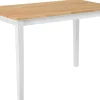 Esstisch Holz Hellbraun / Weis 114 X 68 Cm Georgia