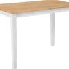Esstisch Holz Weis 120 X 75 Cm Houston