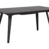 Esstisch Holzoptik Schwarz 160/200 X 90 Cm Ausziehbar Irvington