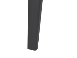Esstisch Holzoptik Schwarz 160/200 X 90 Cm Ausziehbar Irvington