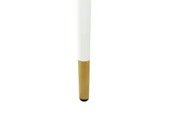 Esstisch Marmor Optik Weis / Gold Oval 120 X 70 Cm Gutiere