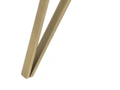 Esstisch Marmor Optik Weis / Gold 150 X 80 Cm Molden