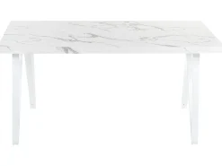 Esstisch Marmor Optik Weis 160 X 90 Cm Grieger