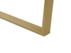 Esstisch Marmor Optik Weis / Gold 200 X 90 Cm Martynika