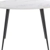 Esstisch Marmoroptik / Schwarz 120 Cm Odeon
