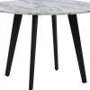 Esstisch Marmoroptik / Schwarz 110 Cm Mosby