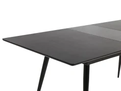Esstisch Schwarz 160 / 200 X 90 Cm Ausziehbar Maldon