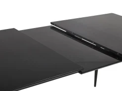 Esstisch Schwarz 160 / 200 X 90 Cm Ausziehbar Maldon