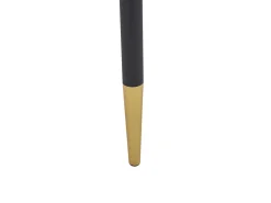 Esstisch Schwarz / Gold 80 X 80 Cm Shalford
