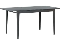 Esstisch Schwarz 120/160 X 80 Cm Ausziehbar Norley