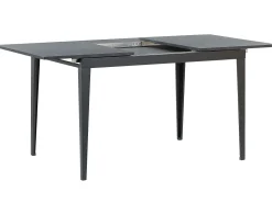 Esstisch Schwarz 120/160 X 80 Cm Ausziehbar Norley