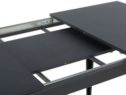 Esstisch Schwarz 120/160 X 80 Cm Ausziehbar Norley