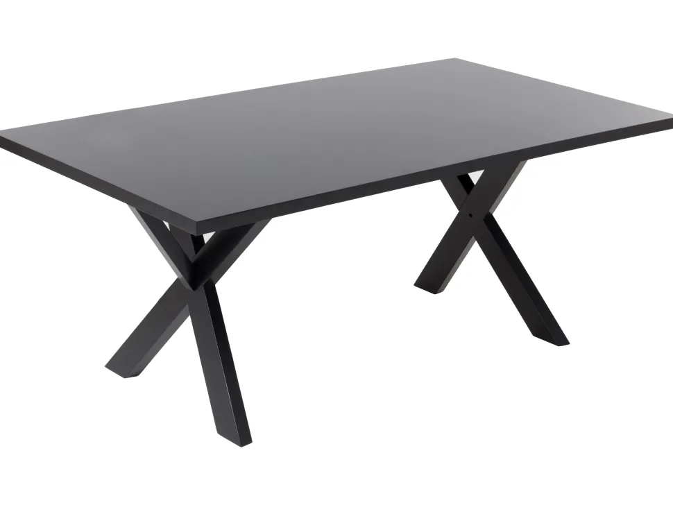 Esstisch Schwarz 180 X 100 Cm Lisala