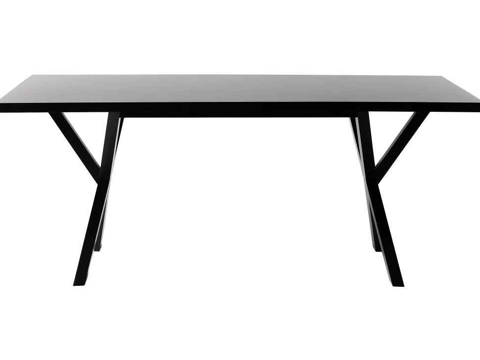 Esstisch Schwarz 180 X 100 Cm Lisala