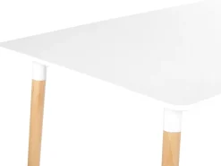 Esstisch Weis / Heller Holzfarbton 120 X 80 Cm Newfield