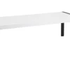 Esstisch Weis 220 X 90 Cm Schwarzes Gestell Arctic I